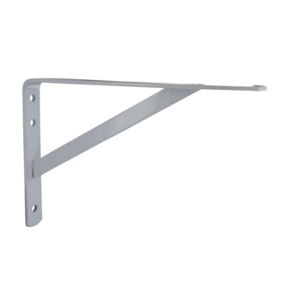 Equerre renforcée acier époxy 395 x 270 mm blanc - CIME