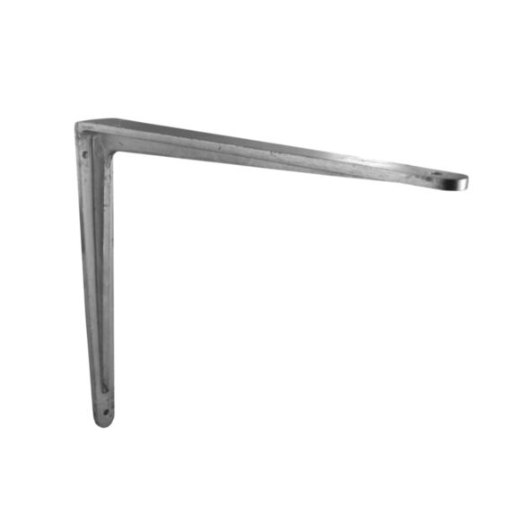 Equerre charge lourde 350 x 300 mm alu gris - CIME