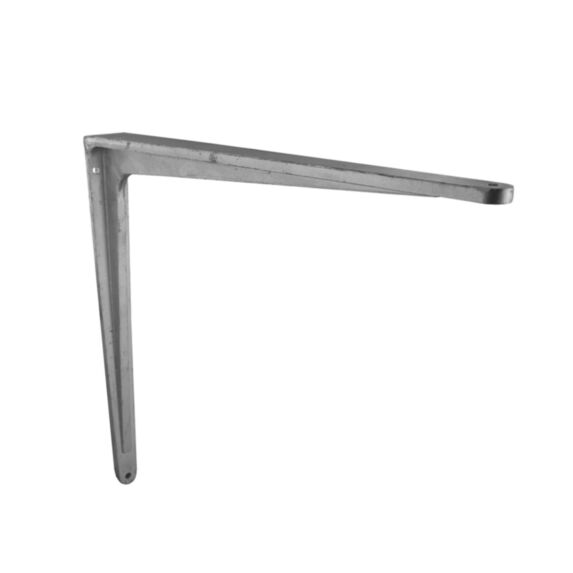 Equerre charge lourde 400 x 350 mm alu gris - CIME