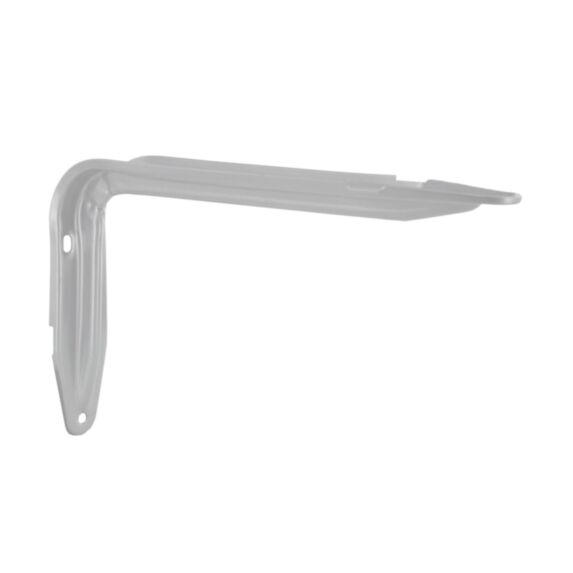 Equerre acier époxy blanc 150 x 110 x 30mm - CIME