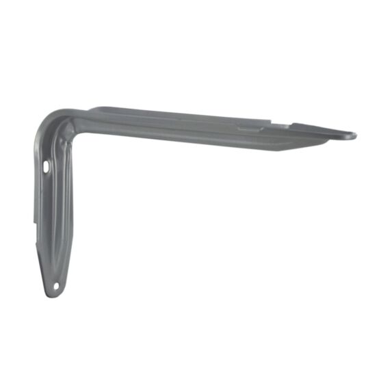 Equerre acier époxy gris alu 327 x 177 x 40mm - CIME