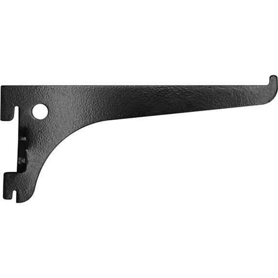 Console simple en acier noir 15 cm entraxe 50 mm - CIME