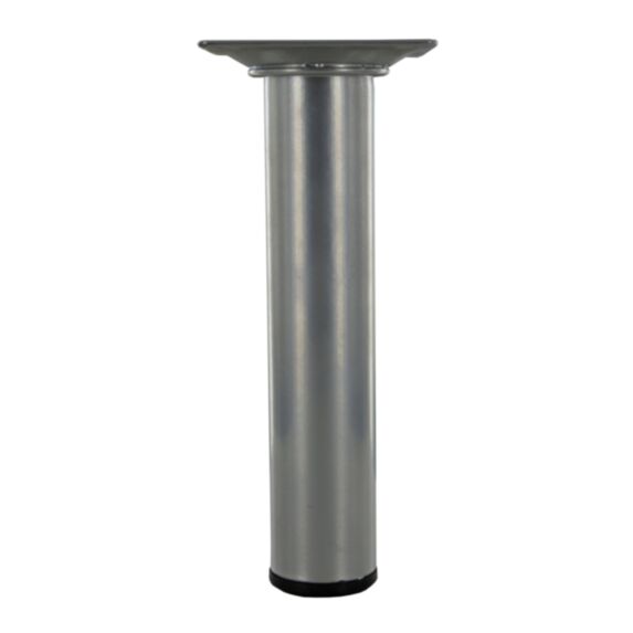 Pied D30 H150mm acier époxy gris alu - CIME