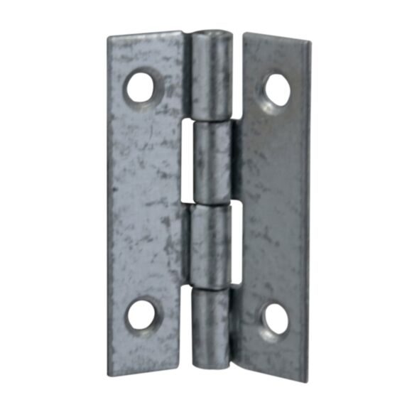 Charnière rectangle 40x25mm acier zingué x10