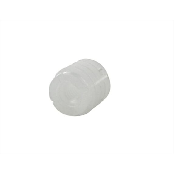 Insert à frapper M4 L10mm D8mm plastique blanc x4