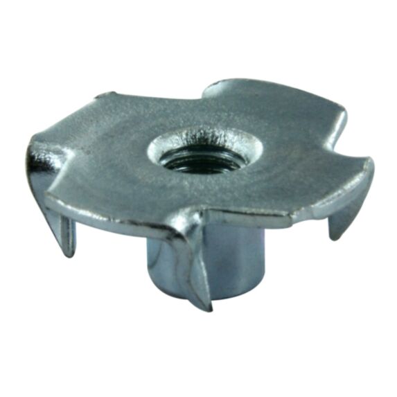 Ecrou à frapper L.6mm M4 acier zingué x4