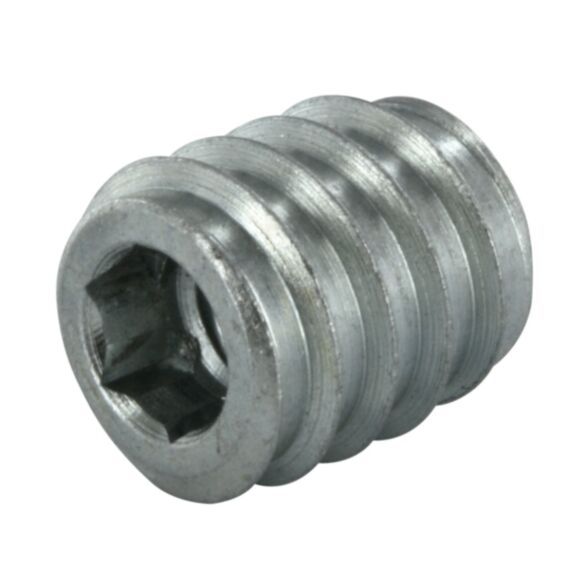 Insert à visser HC6 D12mm L15mm acier zingué x4