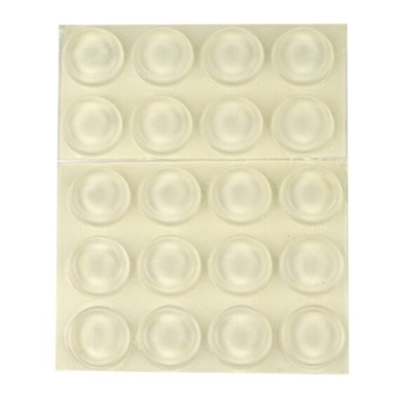 Butées D.12mm Plastique transparent X20