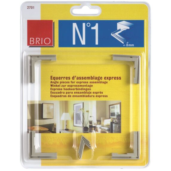 4 Equerres d'assemblage express n°1 