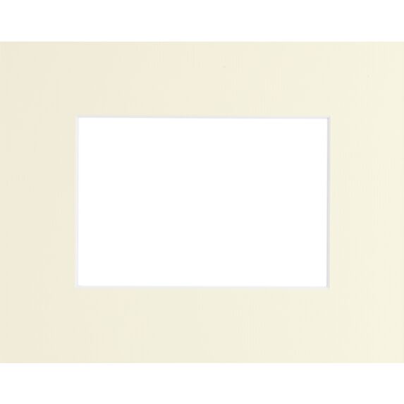 Passe-partout 13x19cm blanc cassé 