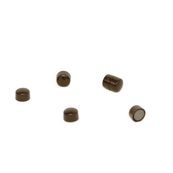 18 Plots Magnétiques Ø10mm Noir