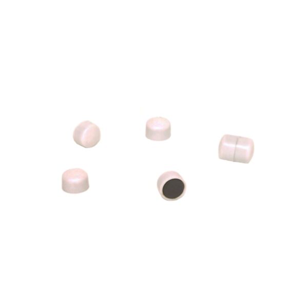 18 Plots Magnétiques Ø10mm Blanc