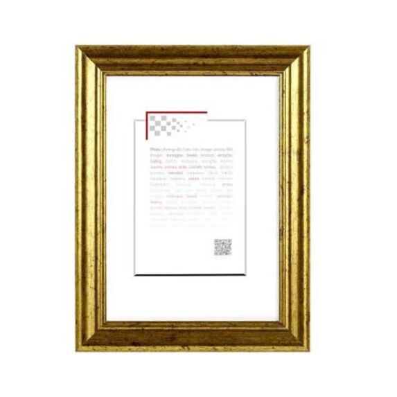 Cadre photo 24x30cm circee dorée 