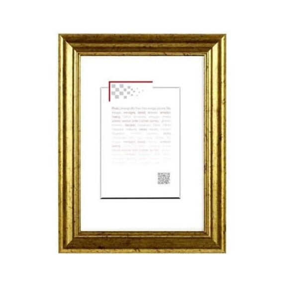 Cadre photo 40x50cm Circée doré