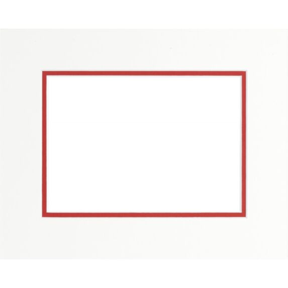 Passe-partout Double 40x50cm Rouge