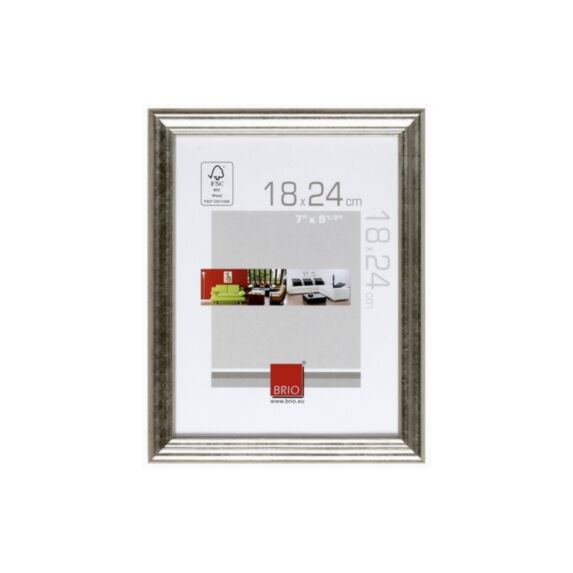 Cadre photo 18x24 cm Argent - BRIO