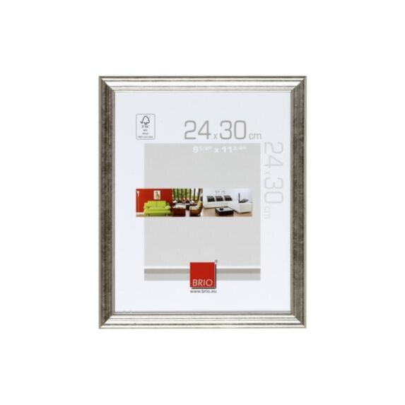 Cadre photo Circée argent 24x30 cm - BRIO