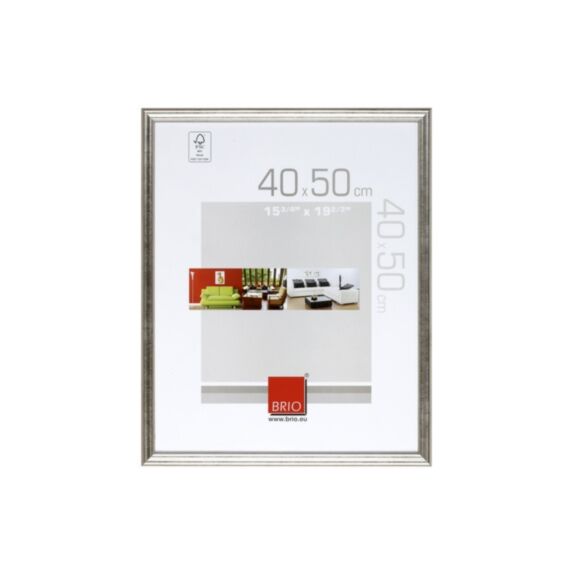 Cadre photo Circée argent 40x50 cm - BRIO