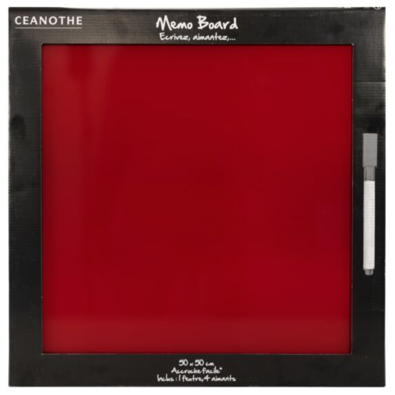 Memo board rouge 50x50