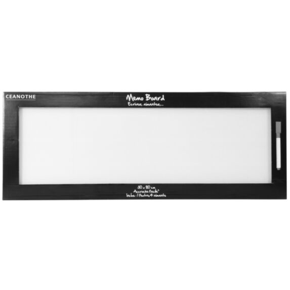 Memo board blanc 30x80