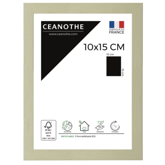 Cadre photo Karma 10x15cm Tilleul