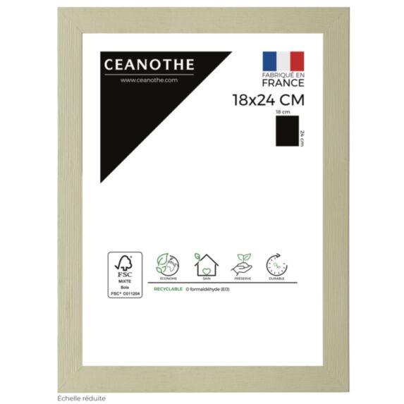 Cadre photo Karma 18x24cm Tilleul