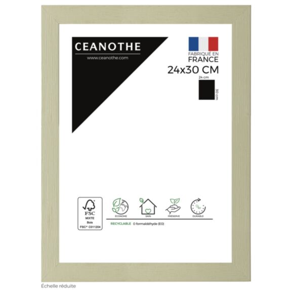 Cadre photo Karma 24x30cm Tilleul