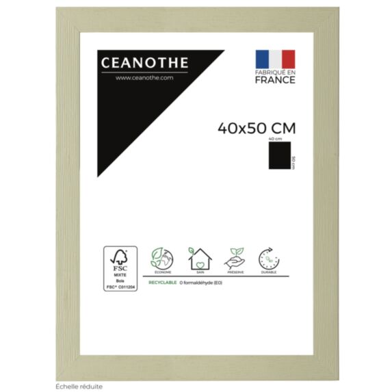 Cadre photo Karma 40x50cm Tilleul