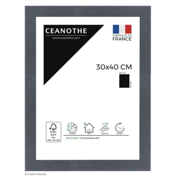 Cadre photo Karma 30x40cm Gris Bleuté