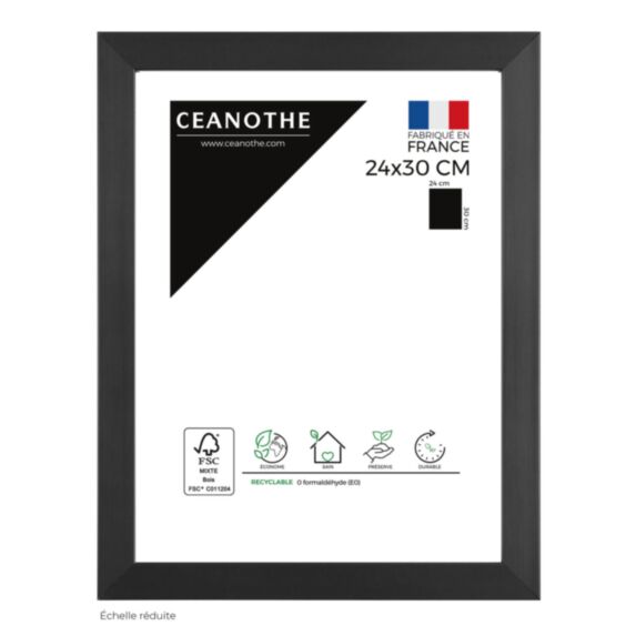Cadre photo Precious Carbone 24x30cm