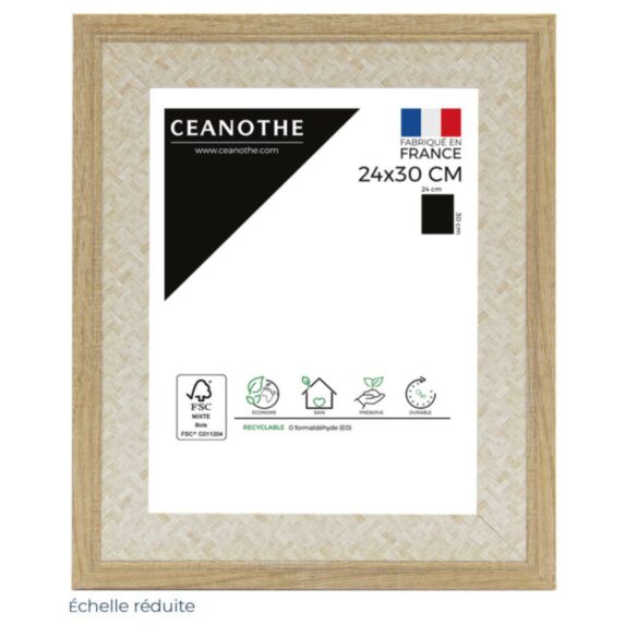 Cadre photo Palma nature 24x30cm - CEANOTHE