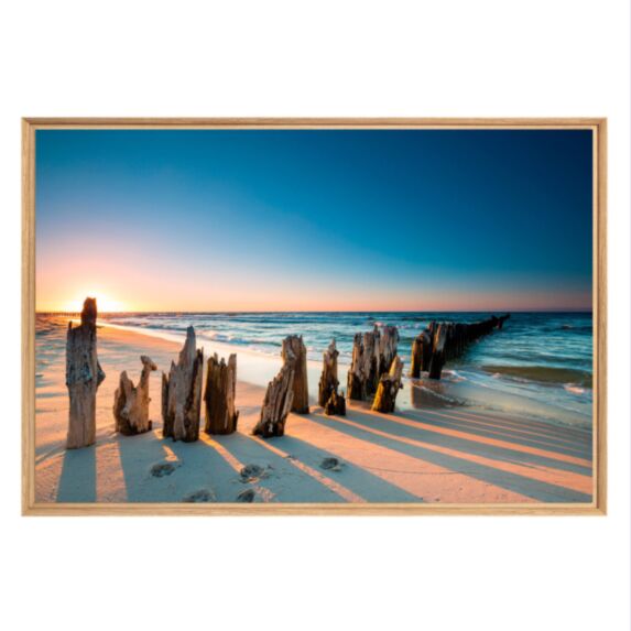 Tableau mural encadré Art Gallery sunset shot 65x97cm