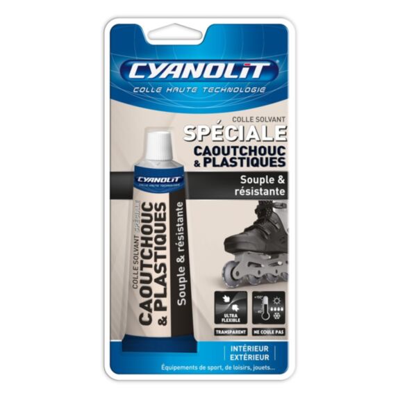 Colle Spéciale Caoutchouc et Plastiques 50ml - CYANOLIT