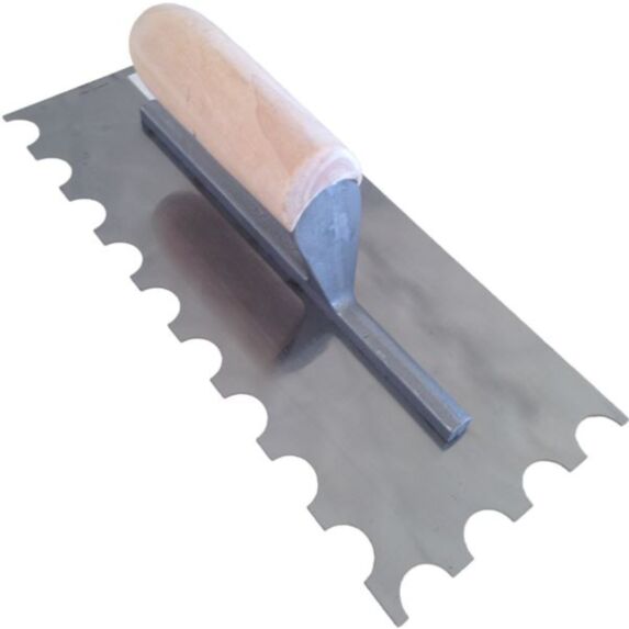 Platoir à colle denture 1/2 lune 10 mm