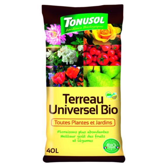 TERREAU UNIVERSEL BIO 40 L TONUSOL