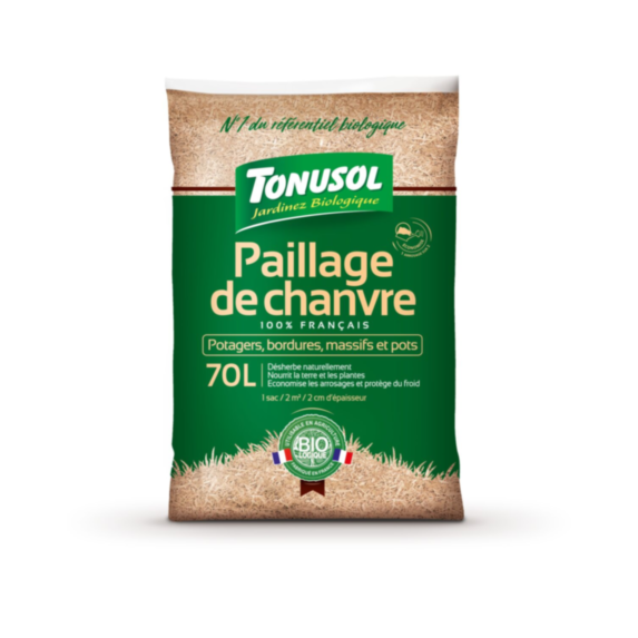 Paillage de chanvre Bio 70L - TONUSOL