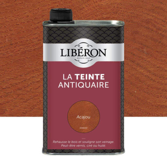 TEINTE ANTIQUAIRE 0.5 L Acajou  LIBERON
