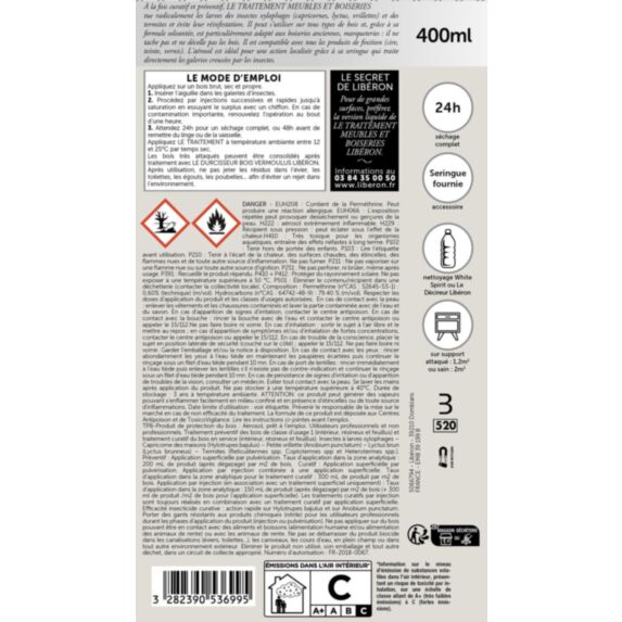 Insecticide meubles & boiseries anciennes 0,5 L - LIBERON