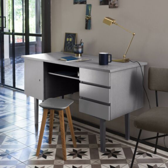 Peinture métallisée bois intérieur - LIBERON Métal soyeux argent satin 0,5 L