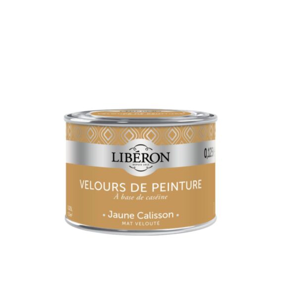 Peinture multisupport velours jaune calisson 125ml - LIBERON