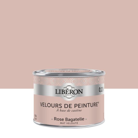 Peinture multisupport velours rose bagatelle 125ml - LIBERON