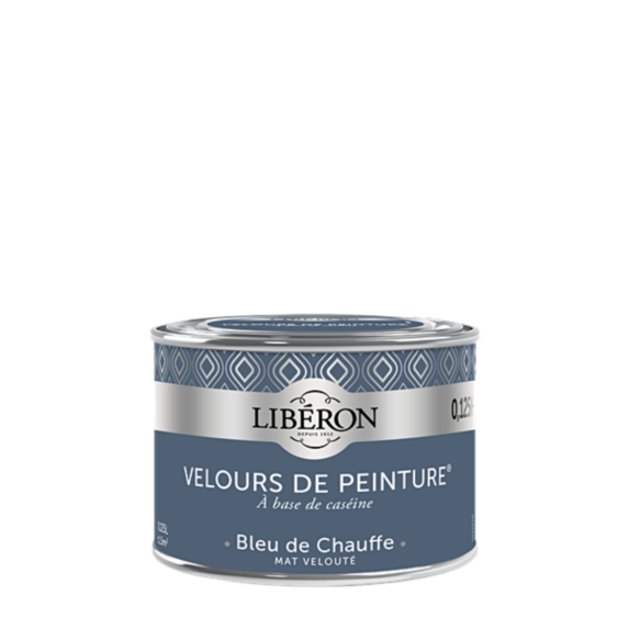 Peinture multisupport velours bleu de chauffe 125ml - LIBERON
