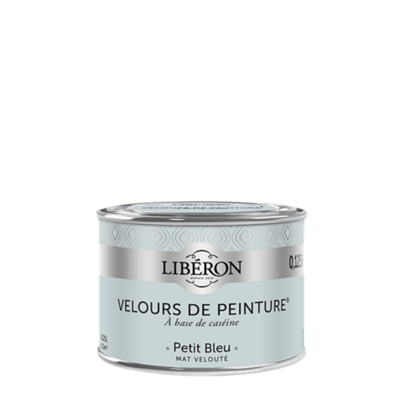 Peinture multisupport velours petit bleu 125ml - LIBERON
