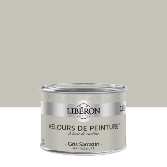 Peinture multisupport velours gris sarrasin 125ml - LIBERON