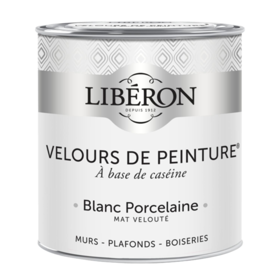 Peinture multisupport velours blanc porcelaine 0,5L - LIBERON