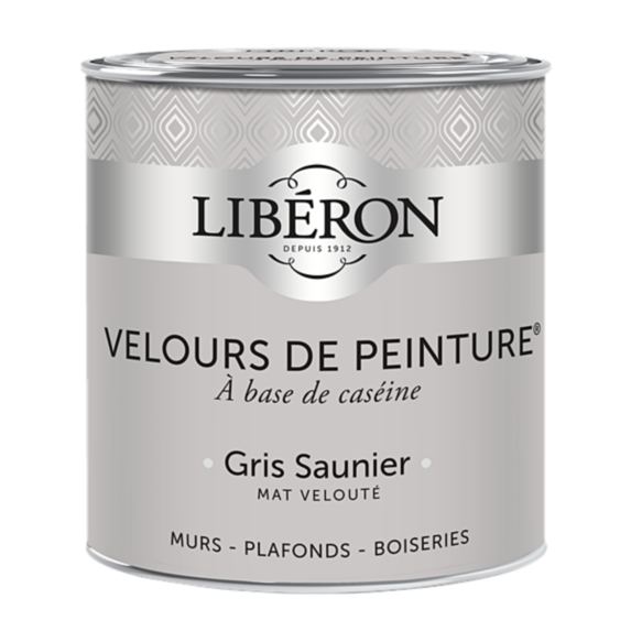 Peinture multisupport velours gris saunier 0,5L - LIBERON