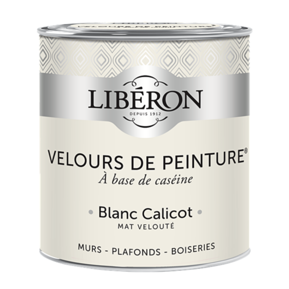 Peinture multisupport velours blanc calicot 0,5L - LIBERON