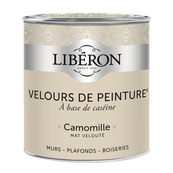 Peinture multisupport velours camomille 0,5L - LIBERON