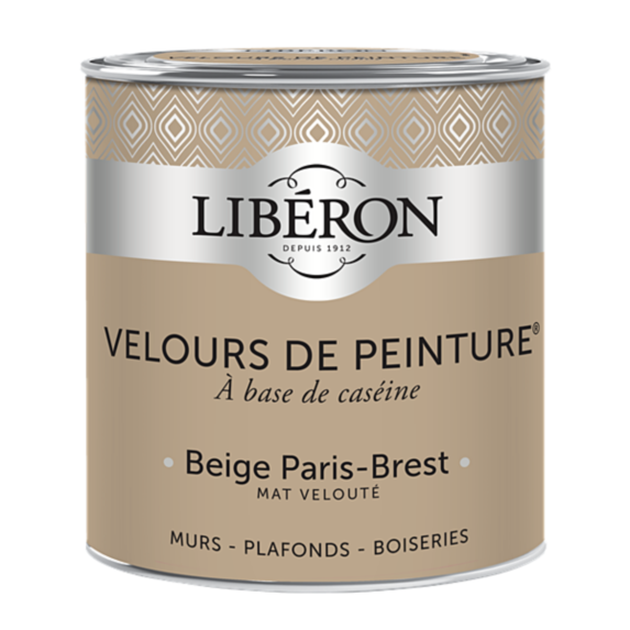 Peinture multisupport velours beige ParisBrest 0,5L - LIBERON