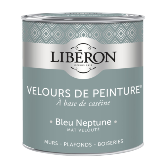 Peinture multisupport velours bleu neptune 0,5L - LIBERON